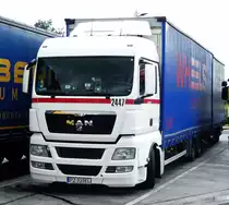 =MAN - Sattelzug von rastet im Juli 2017 an der A 3