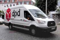 =Ford Transit von dpd steht im Juni 2017 in Hünfeld