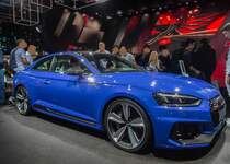 Der neue Audi RS5 war auf der IAA 2017 Frankfurt Motor Show (September 2017) ganz populär.