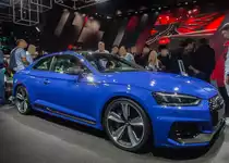 Der neue Audi RS5 war auf der IAA 2017 Frankfurt Motor Show (September 2017) ganz populär.