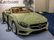 Mercedes-Benz S-Klasse Cabriolet getunt von Carlsson gesehen auf der IAA 2017 Frankfurt Motor Show (September 2017).