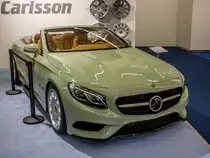 Mercedes-Benz S-Klasse Cabriolet getunt von Carlsson gesehen auf der IAA 2017 Frankfurt Motor Show (September 2017).
