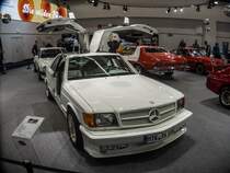 Mercedes-Benz W126 500SEC SGS Gullwing. Aufnahme: IAA 2017 Frankfurt Motor Show (September 2017).