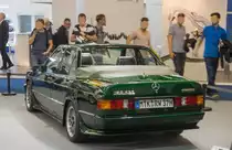 Rückansicht: Mercedes-Benz W201 190E SGS. Aufnahme: IAA 2017 Frankfurt Motor Show (September 2017).