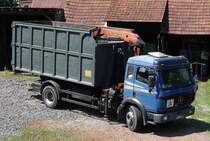 =MB SK 1722 steht zur Schrottabholung in Petersberg im Juli 2017