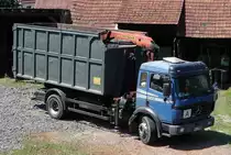 =MB SK 1722 steht zur Schrottabholung in Petersberg im Juli 2017