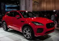 Jaguar E-Pace. Aufnahme: IAA 2017 Frankfurt Motor Show (September 2017).
