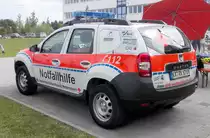 =Dacia Duster als Einsatzfahrzeug des DRK OV Wettersbach, eingesetzt beim Tag der offenen Tür bei PI im Juli 2017