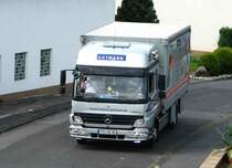 =MB Atego von Holzbau GUTMANN unterwegs in Petersberg-Marbach im Juli 2017