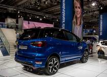 Ford Ecosport (Rückansicht). Foto: IAA 2017 Frankfurt Motor Show (September 2017).
