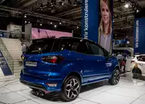 Ford Ecosport (Rückansicht). Foto: IAA 2017 Frankfurt Motor Show (September 2017).
