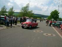 Dieser Skoda felicia kam von der Rundfahrt wieder auf das Veranstalltungsgel�ne zurr�ck. Auerbach Rebesgr�n 2008