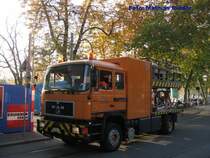 MAN-Turmwagen der VBZ am 03.11.2007 unterhalb dem Stadelhofen 