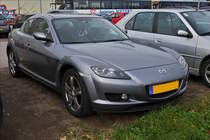 Mazda RX-8 stand am 29.10.2017 auf einem Parkplatz.