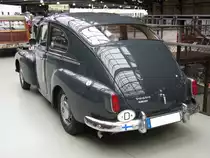 Heckansicht eines Volvo PV 544. 1958 - 1965. Classic Remise Düsseldorf am 31.10.2017.