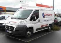 =Fiat des Heizungsbauers  ETTENBERGER  abgestellt im Oktober 2017 in Petersberg