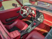 Chevrolet Corvette C3 (Interieur), gesehen auf der Hungaroring Classics am 01.10.2017.