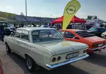 Opel Rekord B Coupé, Rückansicht. Foto: 01.10.2017, Hungaroring Classic.