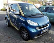 =Smart vom Schreiner Stuckhardt steht im Oktober 2017 in Burghaun