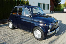 Fiat 500 F, Baujahr 1965-1972. Aufgenommen am 4. November 2017 in Hinwil, Kanton Zürich, Schweiz