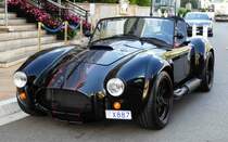 =Ford Cobra steht im Stadtgebiet von Monaco im September 2017