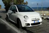 =Fiat 500 steht im September 2017 in San Bartolomeo/I