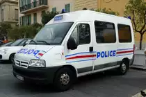 =Citroen Jumper als Dienstfahrzeug der französischen Polizei steht im September 2017 in Nizza