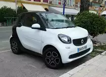 =Smart for two, gesehen im September 2017 in Menton/F