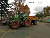 Fendt Vario 930 am 13.11.17 in Frankfurt am Main Osthafen 
