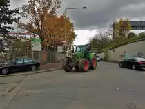 Fendt Vario 722 am 13.11.17 in Frankfurt am Main Osthafen