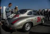 Porsche 356C Rückansicht, fotografiert auf der Hungaroring Classics am 01.10.2017.
