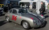 Porsche 356C, fotografiert auf der Hungaroring Classics am 01.10.2017.
