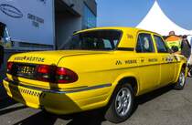 Rückansicht eines Gaz Volga 31105, fotografiert auf der Hungaroring Classics am 01.10.2017.