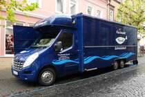 =Renault Master von  Fischmarkt Krauß  steht auf dem Wochenmarkt in Hünfeld, 11-2017