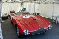 Aston Martin DB 2/4 aus dem Jahr 1953, im Werkstattgebiet des Hungaroring am 01.10.2017.