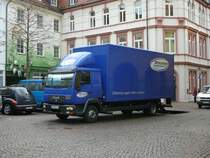 MAN zur Entladung in der Innenstadt von Fulda am 26.01.2009