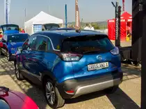 Opel Crossland X, Rückansicht. Aufnahme: Hungaroring Classic am 01.10.2017