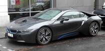 =BMW i8 steht im November 2017 in Hünfeld