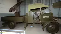Ein Thornycroft-J-LKW mit einer Flugabwehrkanone. (IWM Duxford, September 2013)