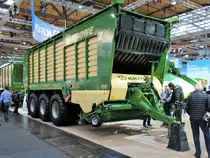 Krone ZX 470 GD Ladewagen am 18.11.17 auf der Agritechnica in Hannover
