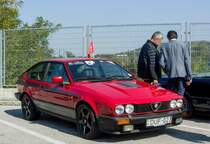 Alfa-Romeo Alfetta GTV auf der Hungaroring Classic am 01.10.2017.