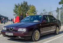 Alfa-Romeo 164, ein richtiger klassiker auf der Hungaroring Classic am 01.10.2017.