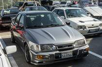 Getunter Ford Sierra auf der Hungaroring Classic am 01.10.2017.
