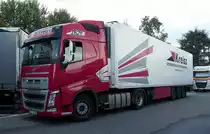 =Volvo FH der Spedition KREISS rastet an der A 7, 09-2017