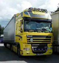 =DAF XF-Sattelzug rastet an der A7 im September 2017