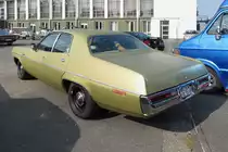 Ein Plymouth Satellite Custom auf dem Oldtimertreffen am Bikertreff Krefeld, 24.9.17