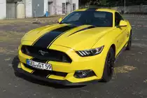 Ford Mustang auf dem Oldtimertreffen am Bikertreff Krefeld, 24.9.17