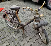 Velosolex, nicht im besten Zustand, Solex-Treffen Hochdorf, Sept.2017