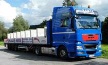 =MAN Sattelzug rastet an der A7 im September 2017