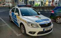 Skoda Octavia RS der Autobahnpolizei Ungarn, gesehen am, 10.26.2017